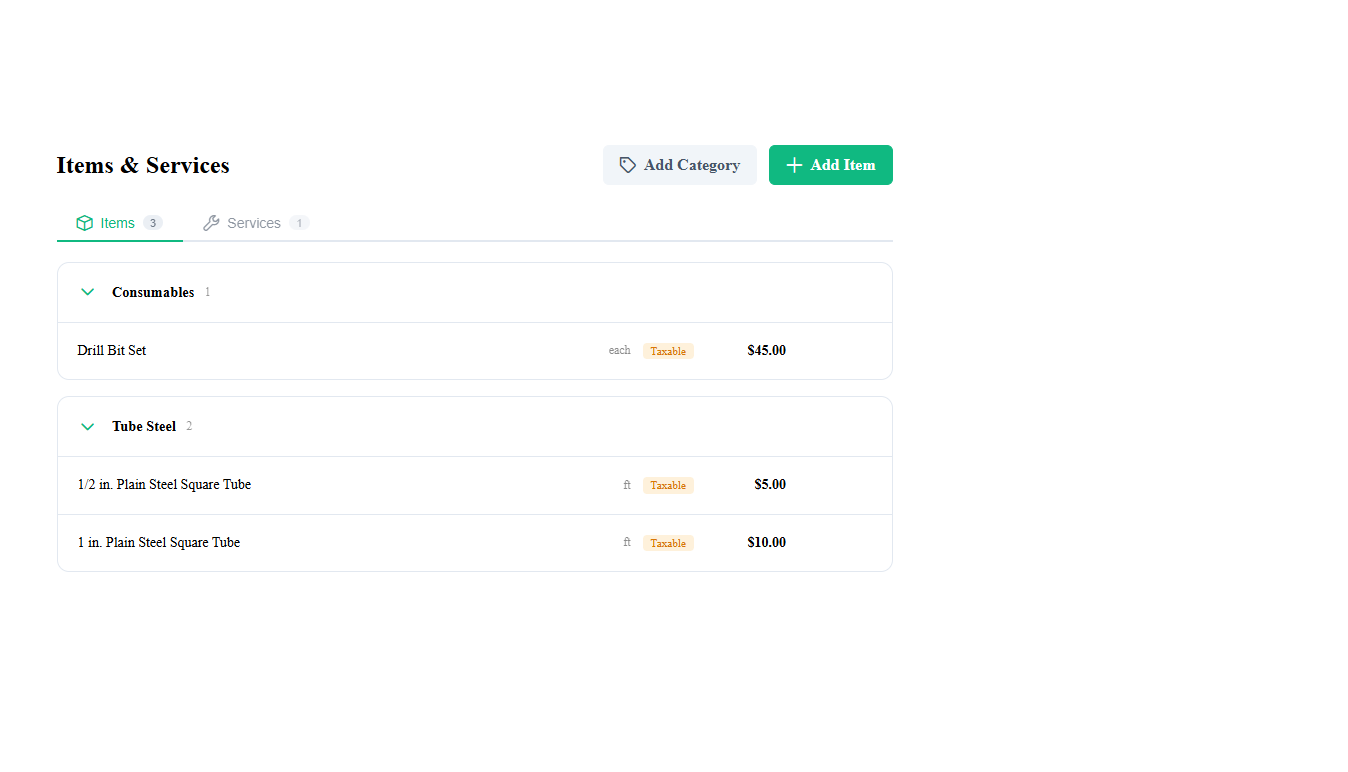 A services library that<br><em>speeds up every invoice</em>